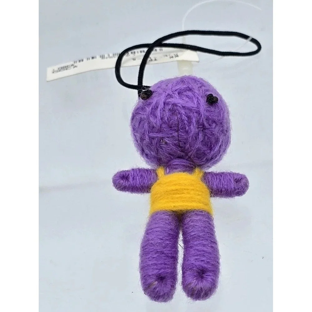 Purple With Yellow Shirt Watchover Voodoo Doll‎ New Tag In Japanese Without Box
